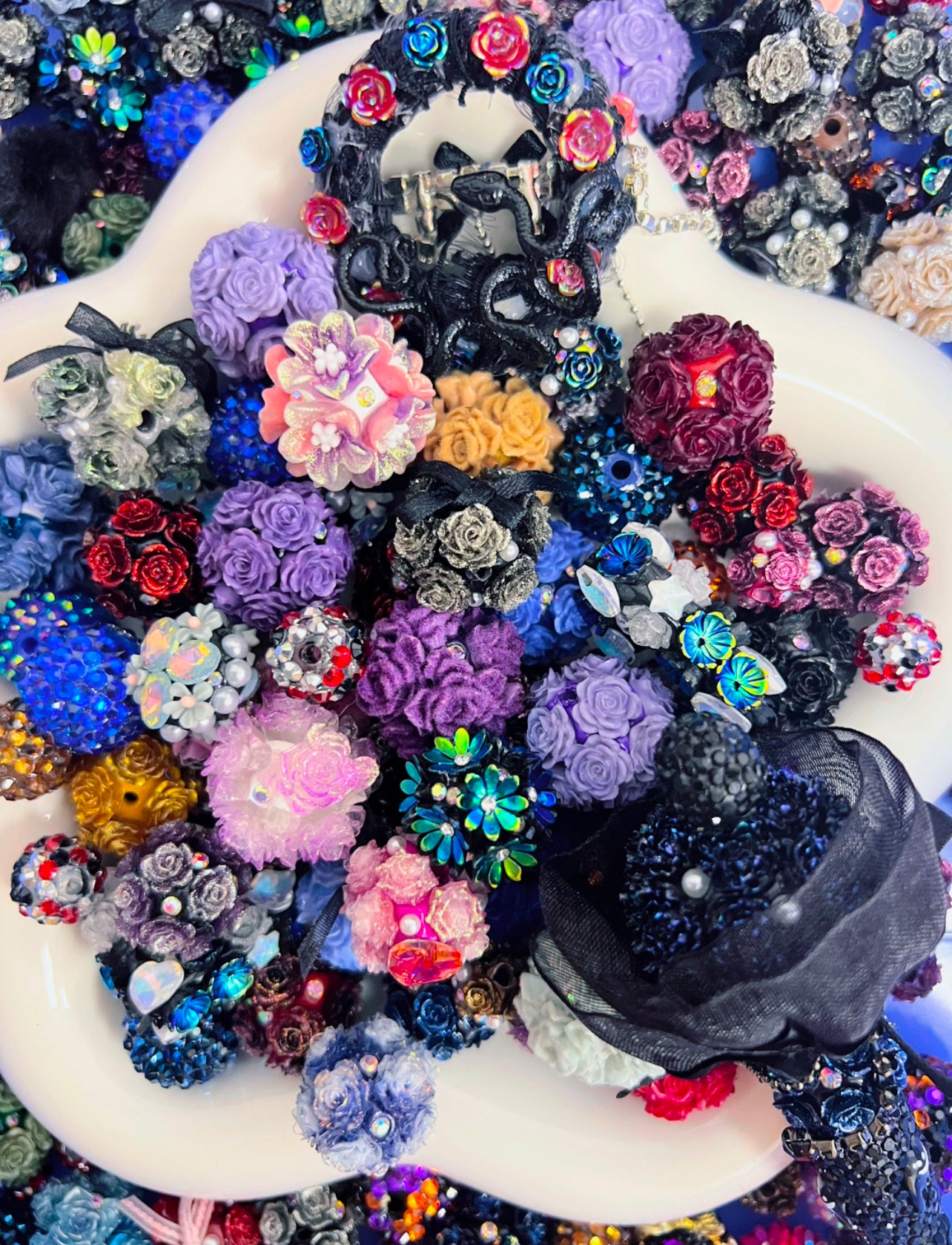 Open In Live- Luxury FLower Beads Mix