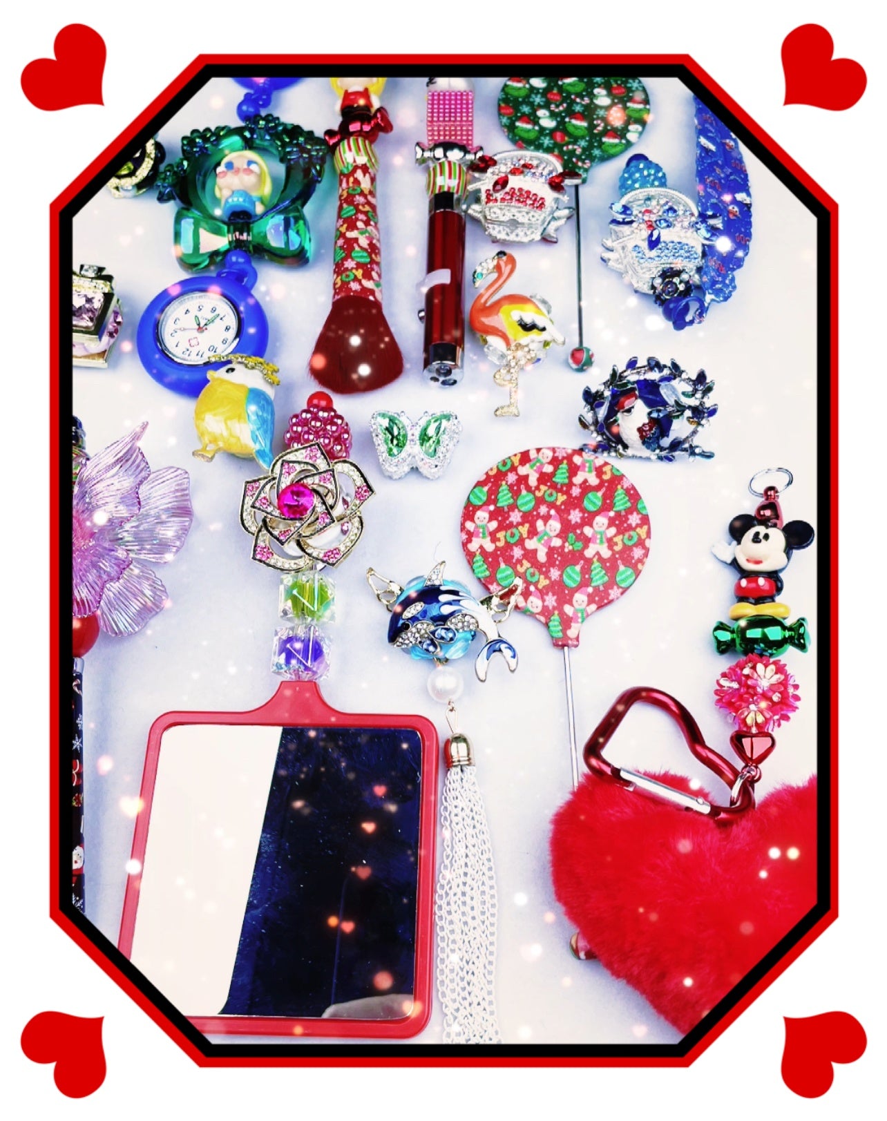 Live Product- Chrismas Mixture Beaded DIY Items
