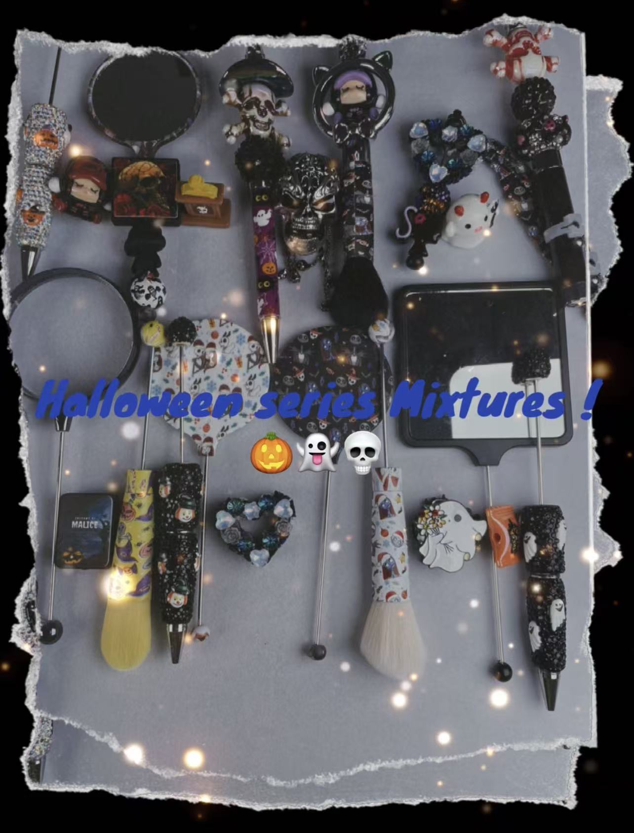 Live Product- Halloween Mixture Beaded DIY Items