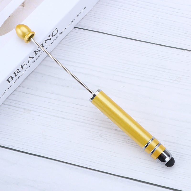 Resin touch screen bead pen plastic gradual change multi-color capacitive touch writing pen exquisite office culture multi-functional pen