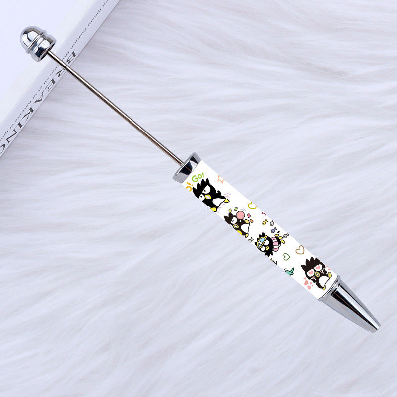 Kulomie festival printing bead pen wholesale spot DIY pen, hot heat of sublimation transfer mermaid princess ballpoint pen