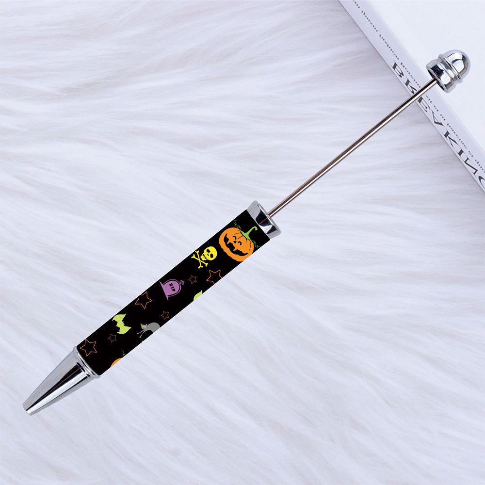Kulomie festival printing bead pen wholesale spot DIY pen, hot heat of sublimation transfer mermaid princess ballpoint pen