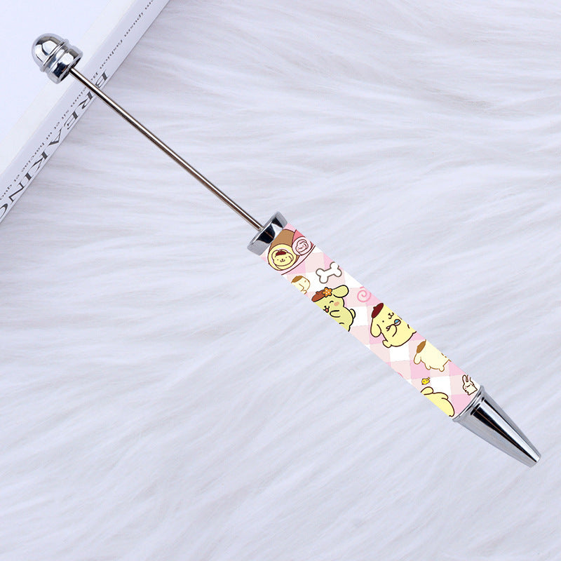 Kulomie festival printing bead pen wholesale spot DIY pen, hot heat of sublimation transfer mermaid princess ballpoint pen