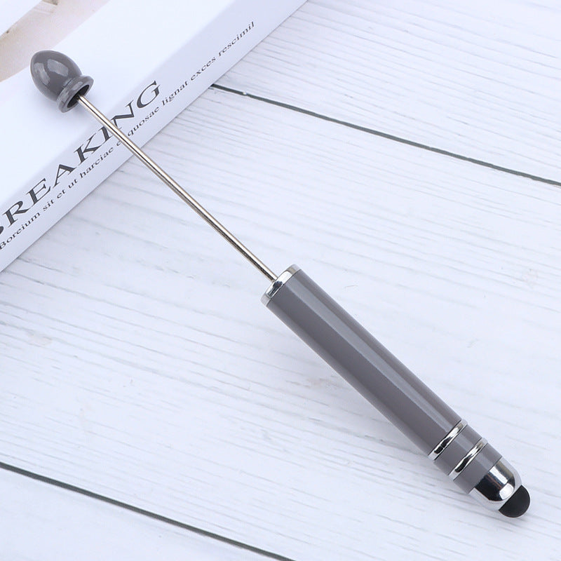 Resin touch screen bead pen plastic gradual change multi-color capacitive touch writing pen exquisite office culture multi-functional pen