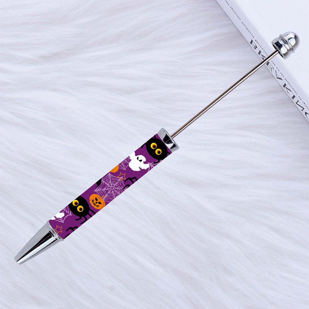 Kulomie festival printing bead pen wholesale spot DIY pen, hot heat of sublimation transfer mermaid princess ballpoint pen