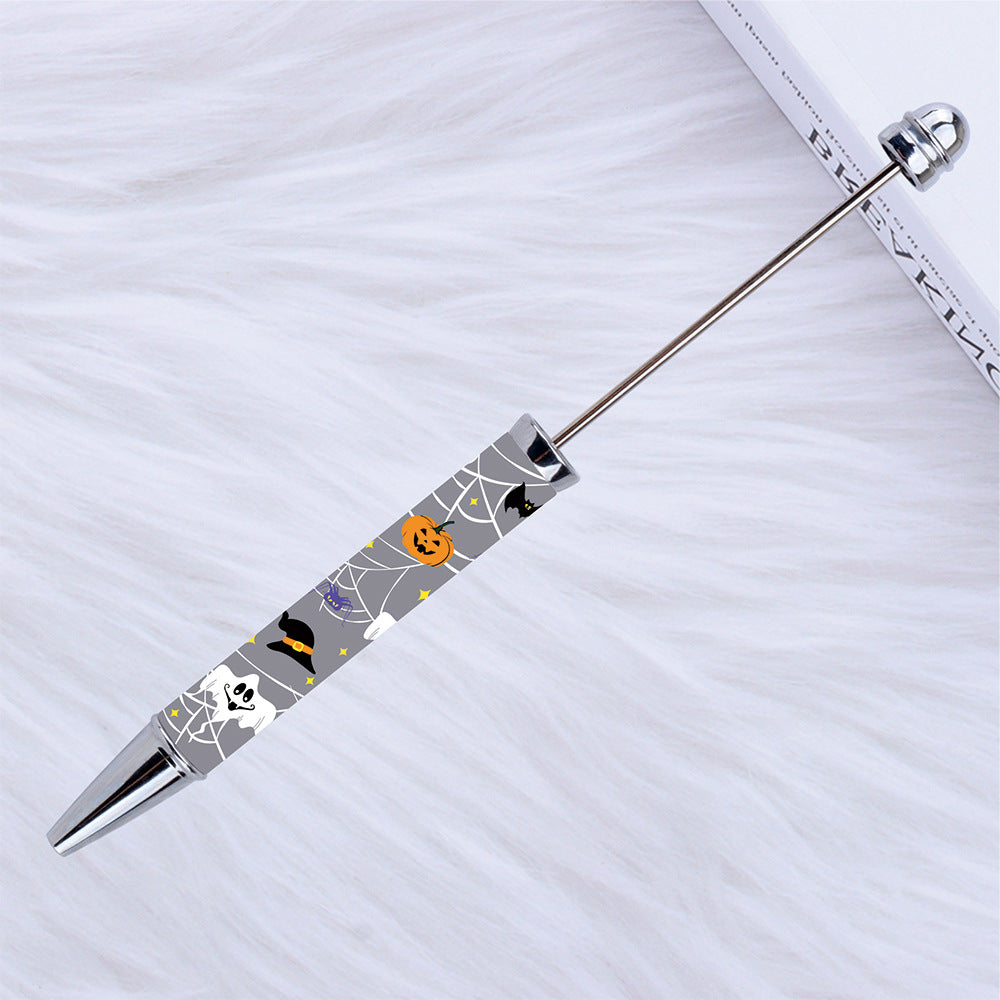 Kulomie festival printing bead pen wholesale spot DIY pen, hot heat of sublimation transfer mermaid princess ballpoint pen