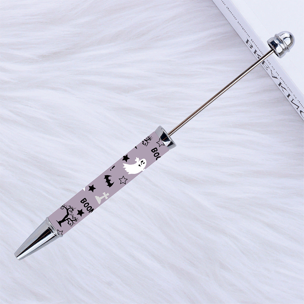 Kulomie festival printing bead pen wholesale spot DIY pen, hot heat of sublimation transfer mermaid princess ballpoint pen