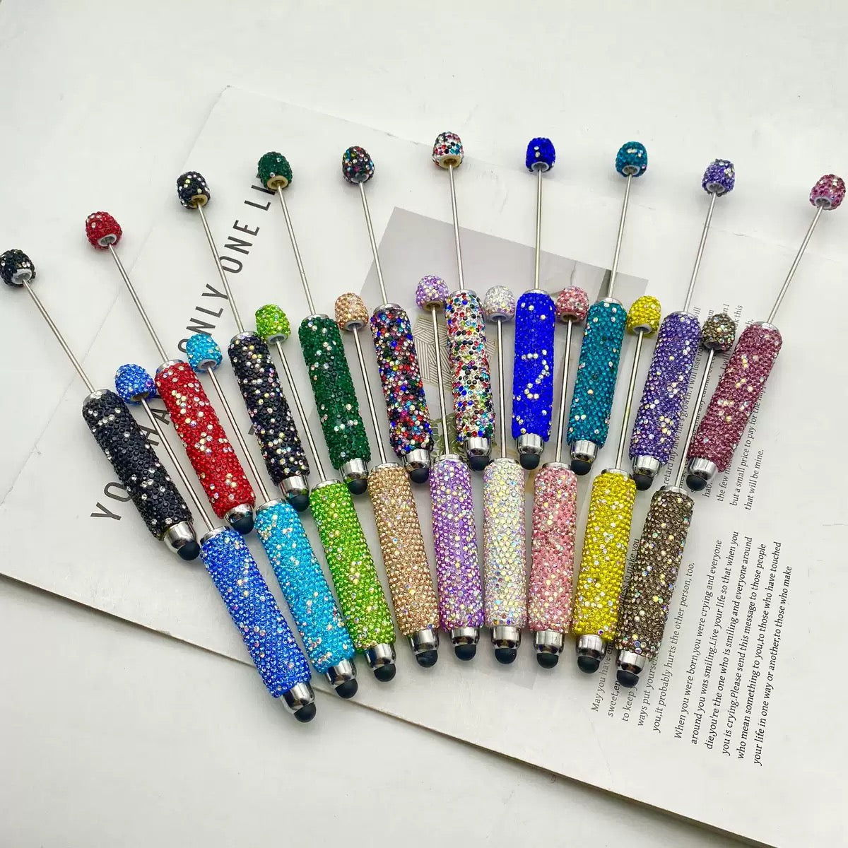 Open In Live- Beadable Diamond Pen- Lucky Bags or Fixed Quantity under the Choice