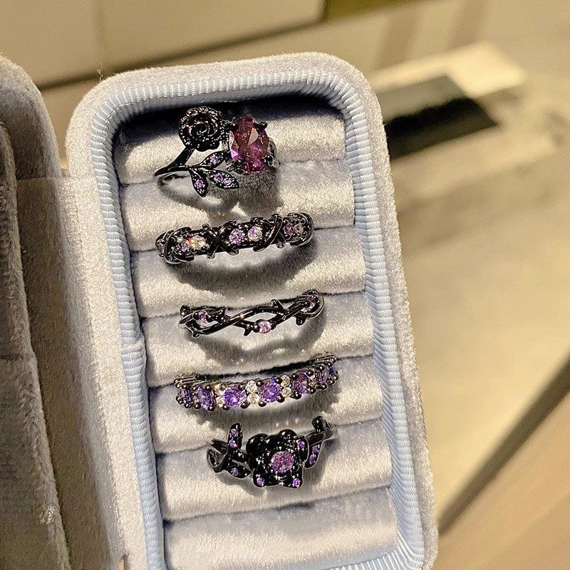 🔥🔥🔥 Most Popular Recently! Classic Velvet Jewelry Box KIT- Incl 5-6 Rings