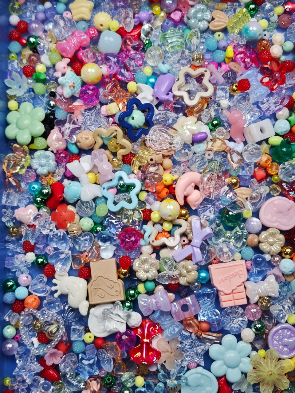 🔥🔥 NEW【For Jewelry/Bag Chain/Key Chain 】Beads Only of Bow Smiling Face Series