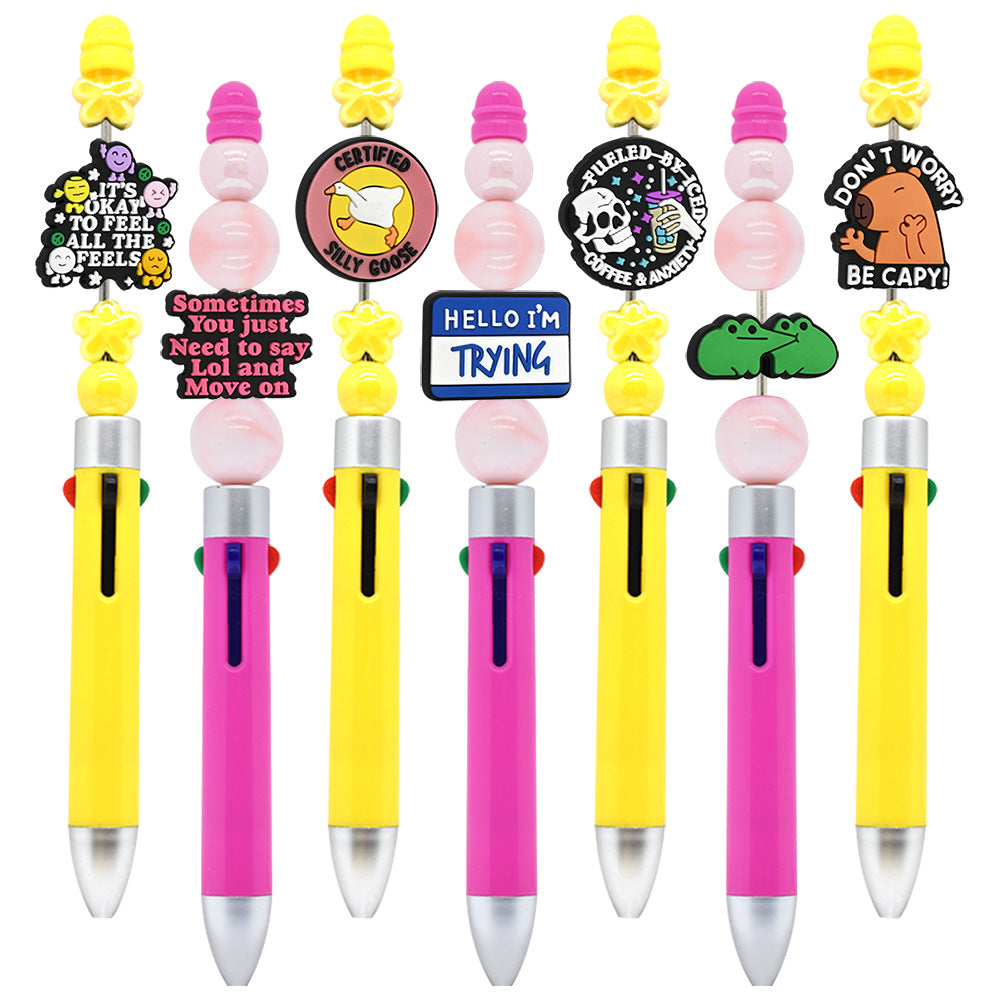 CLEAR OUT- Silicone Focal Beads For Trendy Cartoon