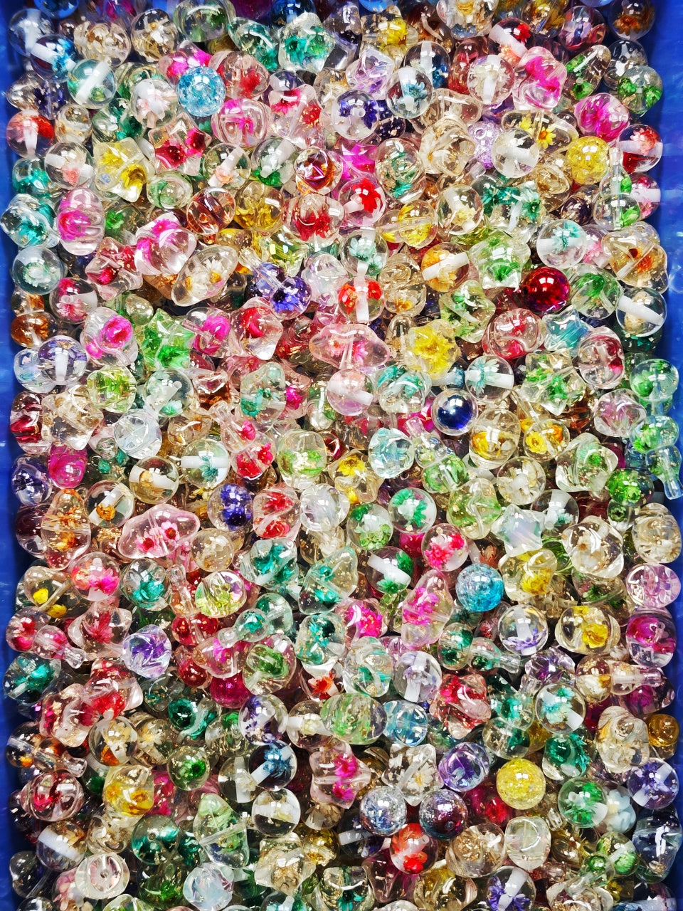 【Suitable for any DIY Scenario】 Beads Only of Dried Flowers Series