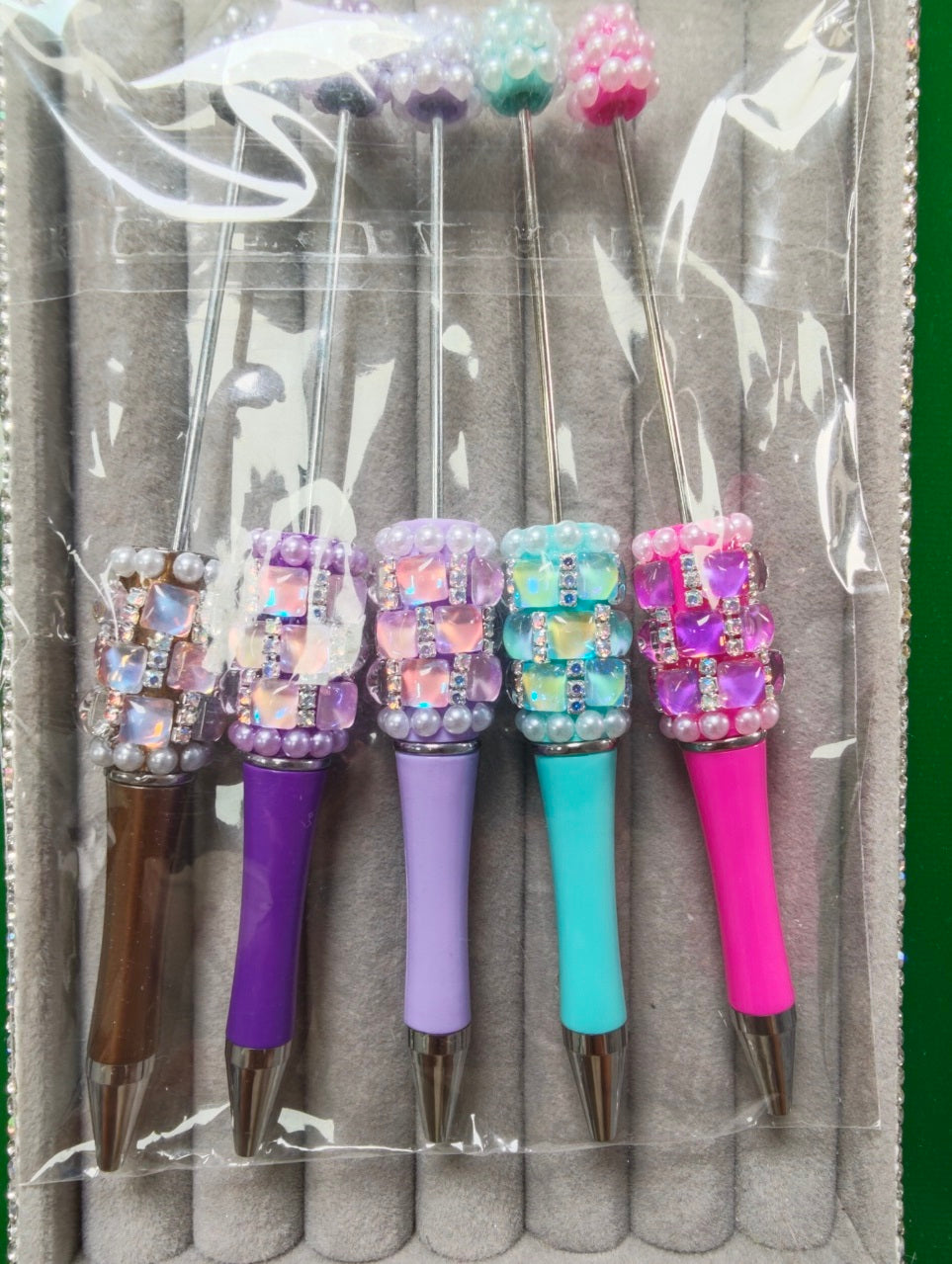 🔥🔥🔥 BIG PROMOTION- Luxury Beadable Pens- Decorated With Luxury Accessories