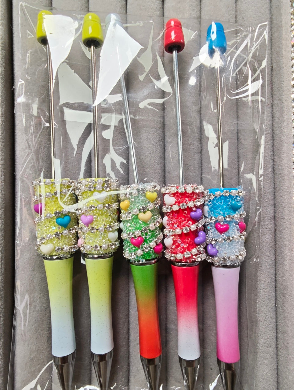 🔥🔥🔥 BIG PROMOTION- Luxury Beadable Pens- Decorated With Luxury Accessories