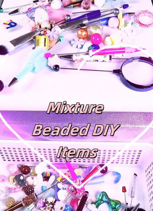 Live Product- Mixture Beaded DIY Items- Playing on Conveyor Belt