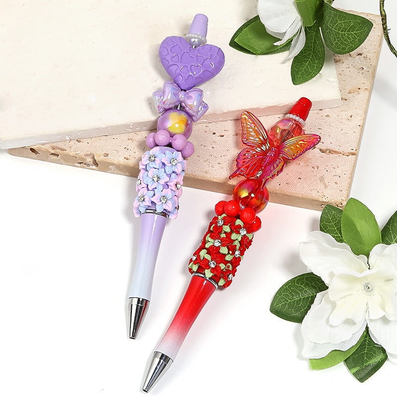 🔥🔥🔥 BIG PROMOTION- Luxury Beadable Pens- Decorated With Luxury Accessories