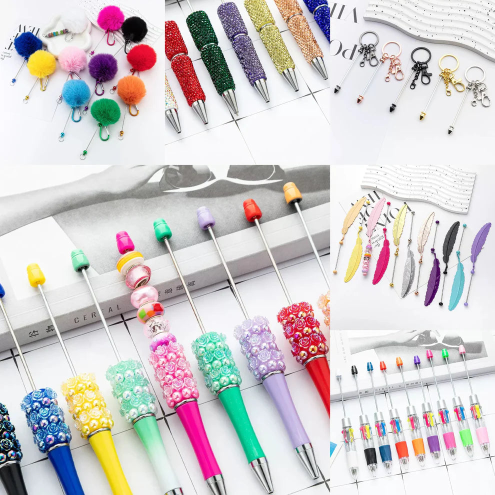 🔥 Open in live Only-Beadable Lucky Bags-Beadable Pen /Chain /Bookmark /Mirror etc