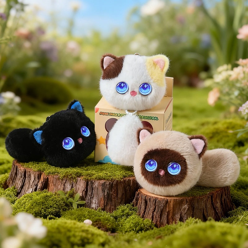 Pocket AI Talking Cat Plush Keychain | Smart WiFi Chat Toy Gift