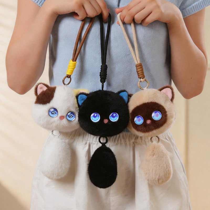 Pocket AI Talking Cat Plush Keychain | Smart WiFi Chat Toy Gift