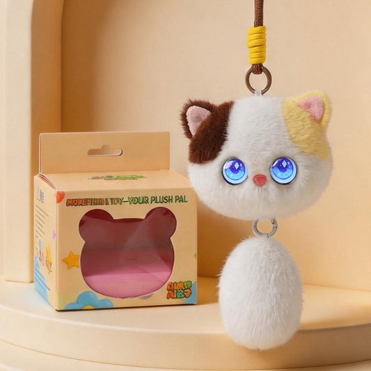 Pocket AI Talking Cat Plush Keychain | Smart WiFi Chat Toy Gift