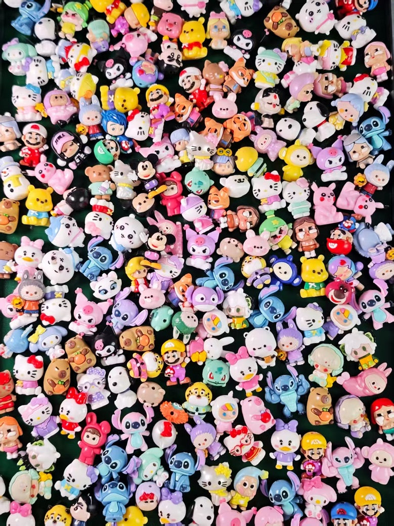 CLEAR OUT-3D Cartoon Silicone Focal Beads | Pre-Drilled Characters Mix