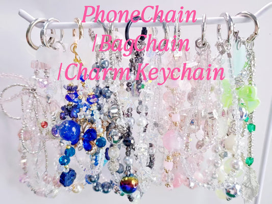 PhoneChain/ Charm Keychain