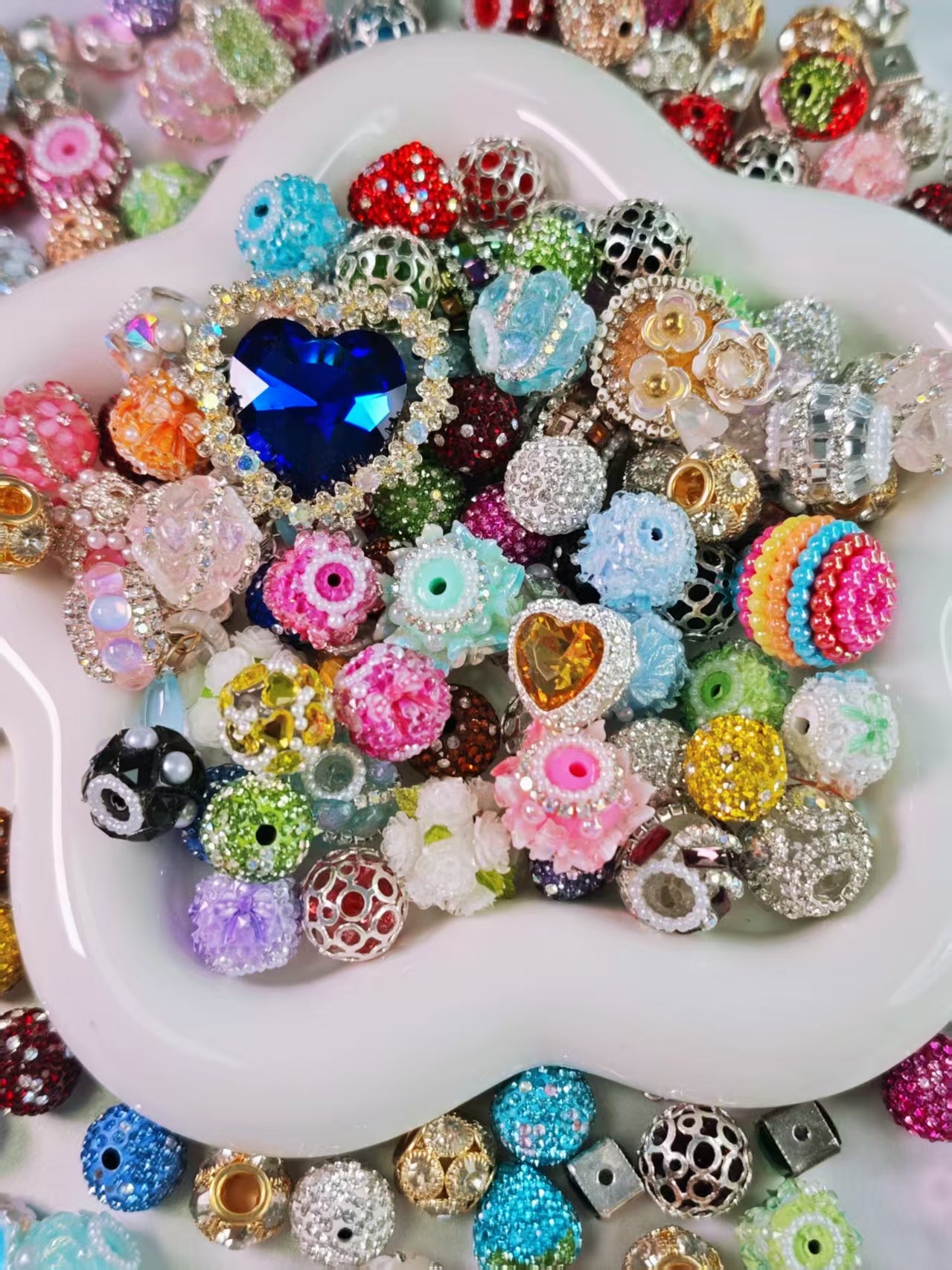 Clear Out-Luxury Edition Mixtures of Beaded DIY Items- Playing on Conveyor Belt