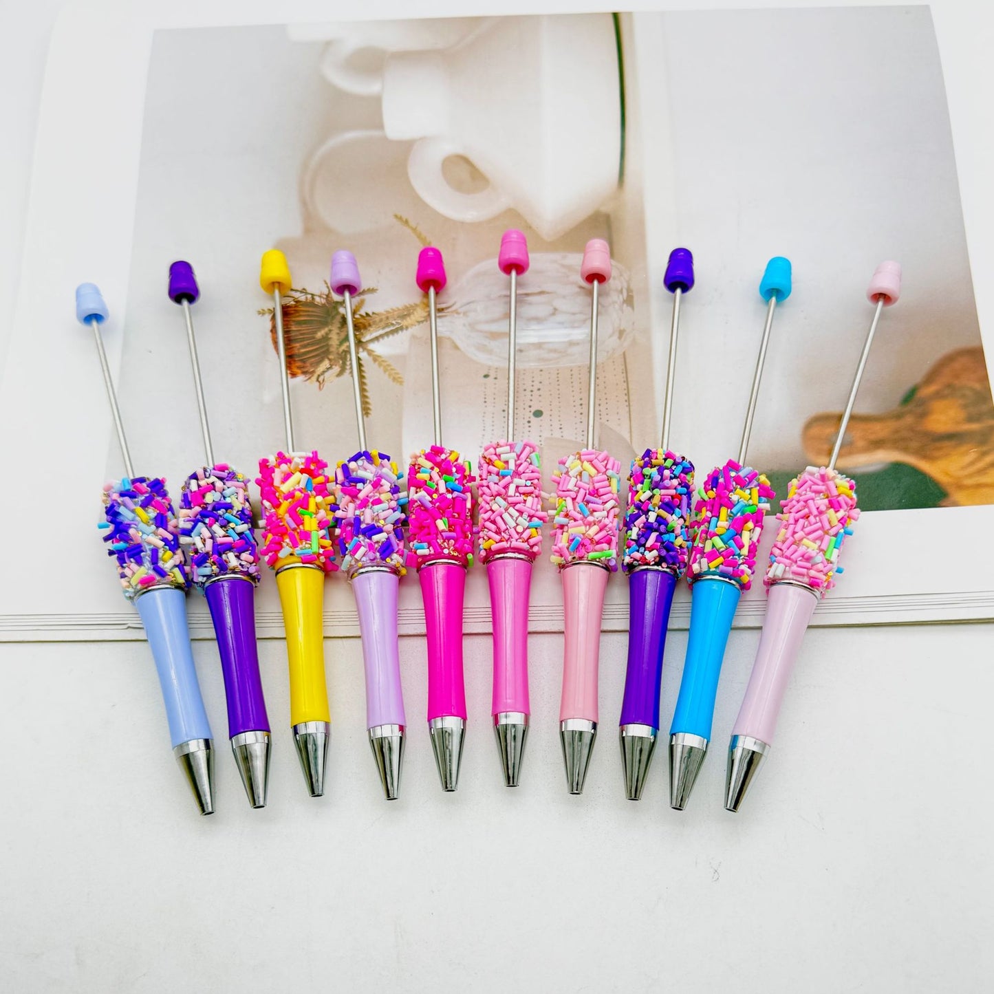 🔥🔥🔥 BIG PROMOTION- Luxury Beadable Pens- Decorated With Luxury Accessories