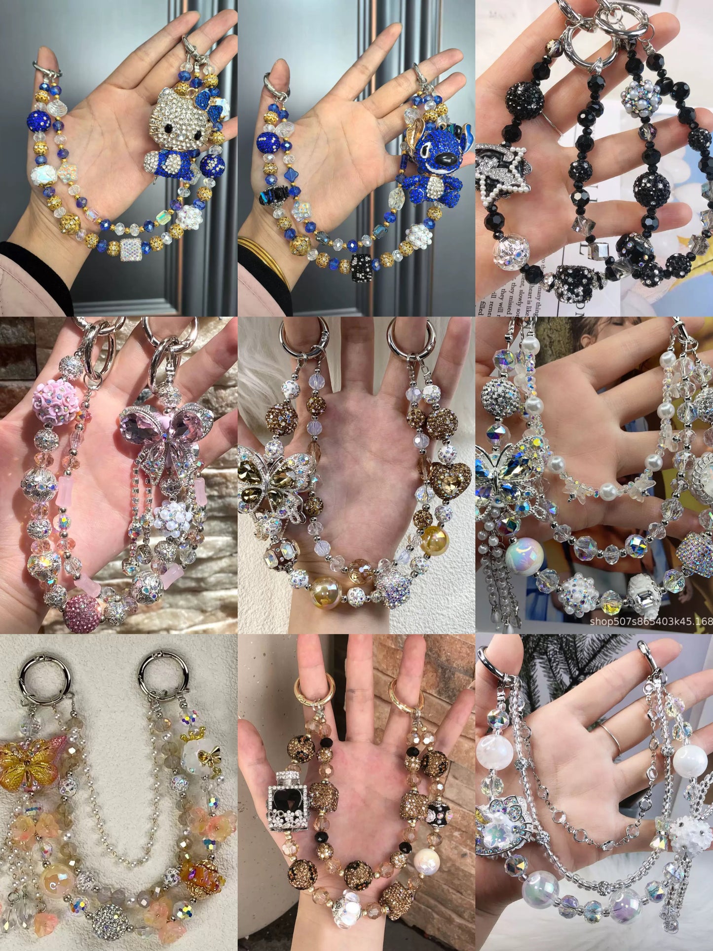 TikTok Live: PhoneChain/Keychain/Bagchain DIY Items on Sale- Playing on Conveyor Belt