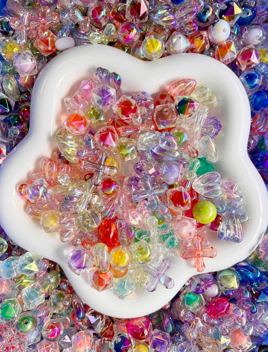 【Suitable for any DIY Scenario】 Beads Only of Glittering World Series