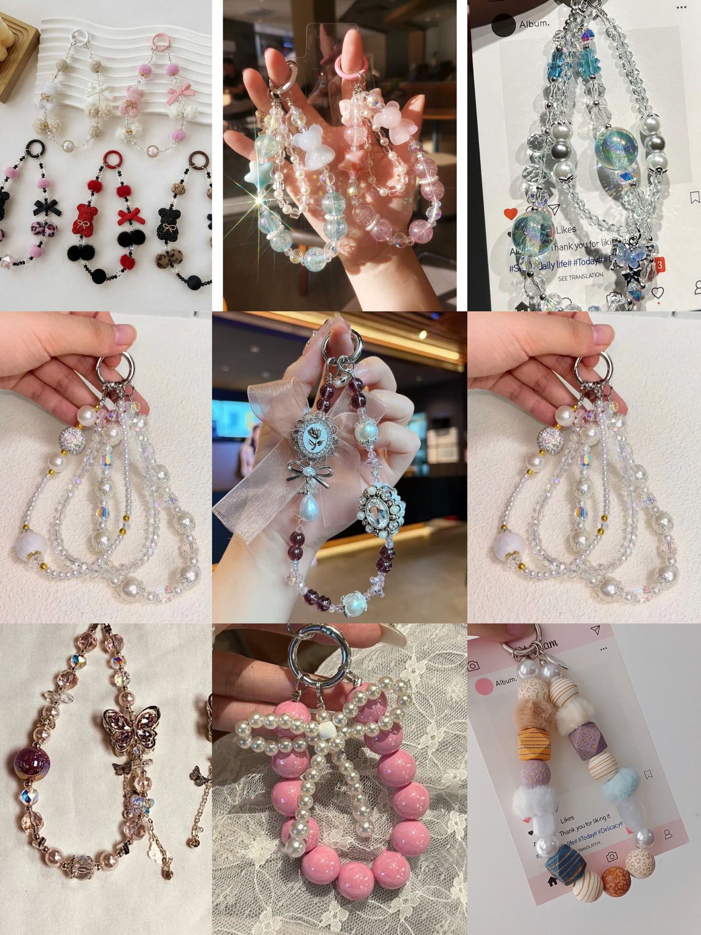 TikTok Live: PhoneChain/Keychain/Bagchain DIY Items on Sale- Playing on Conveyor Belt