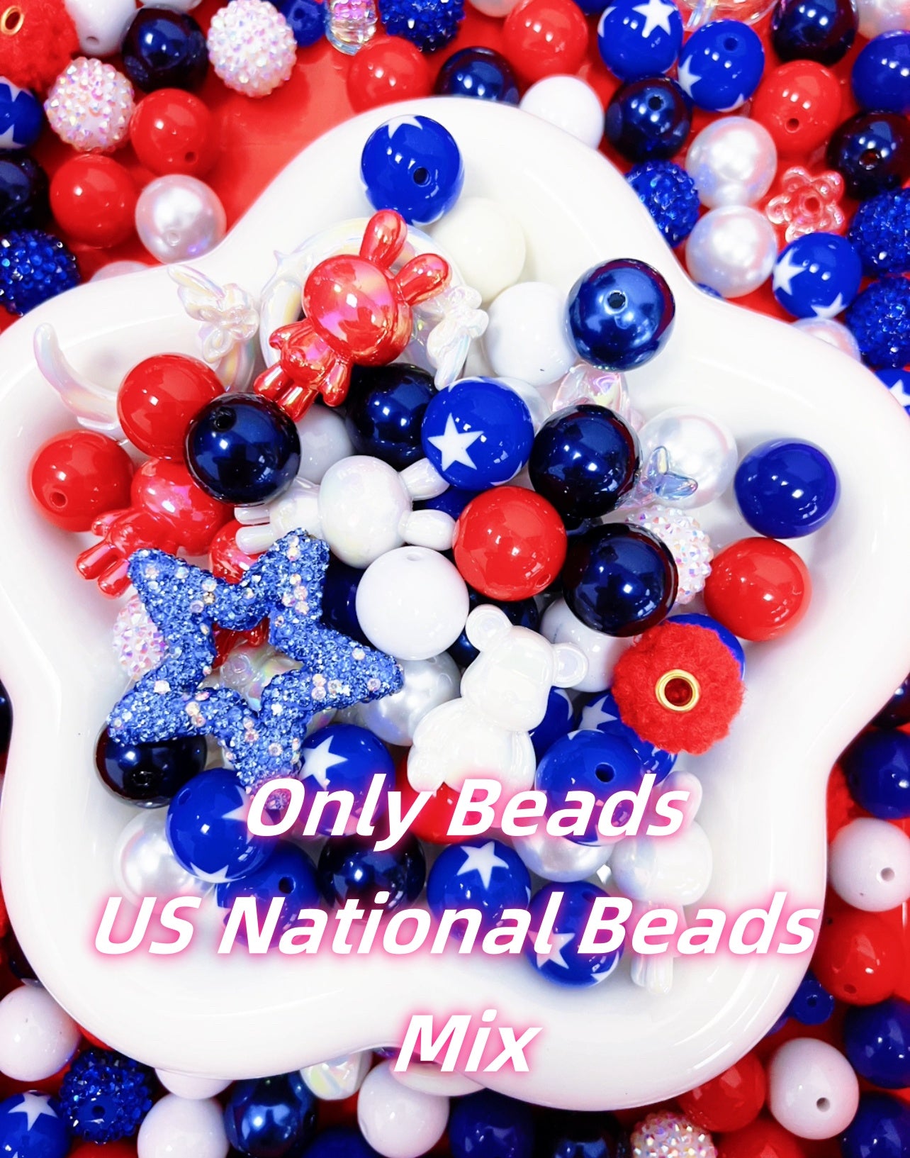 Live Product-US National Beads Mix -Playing on Conveyor Belt