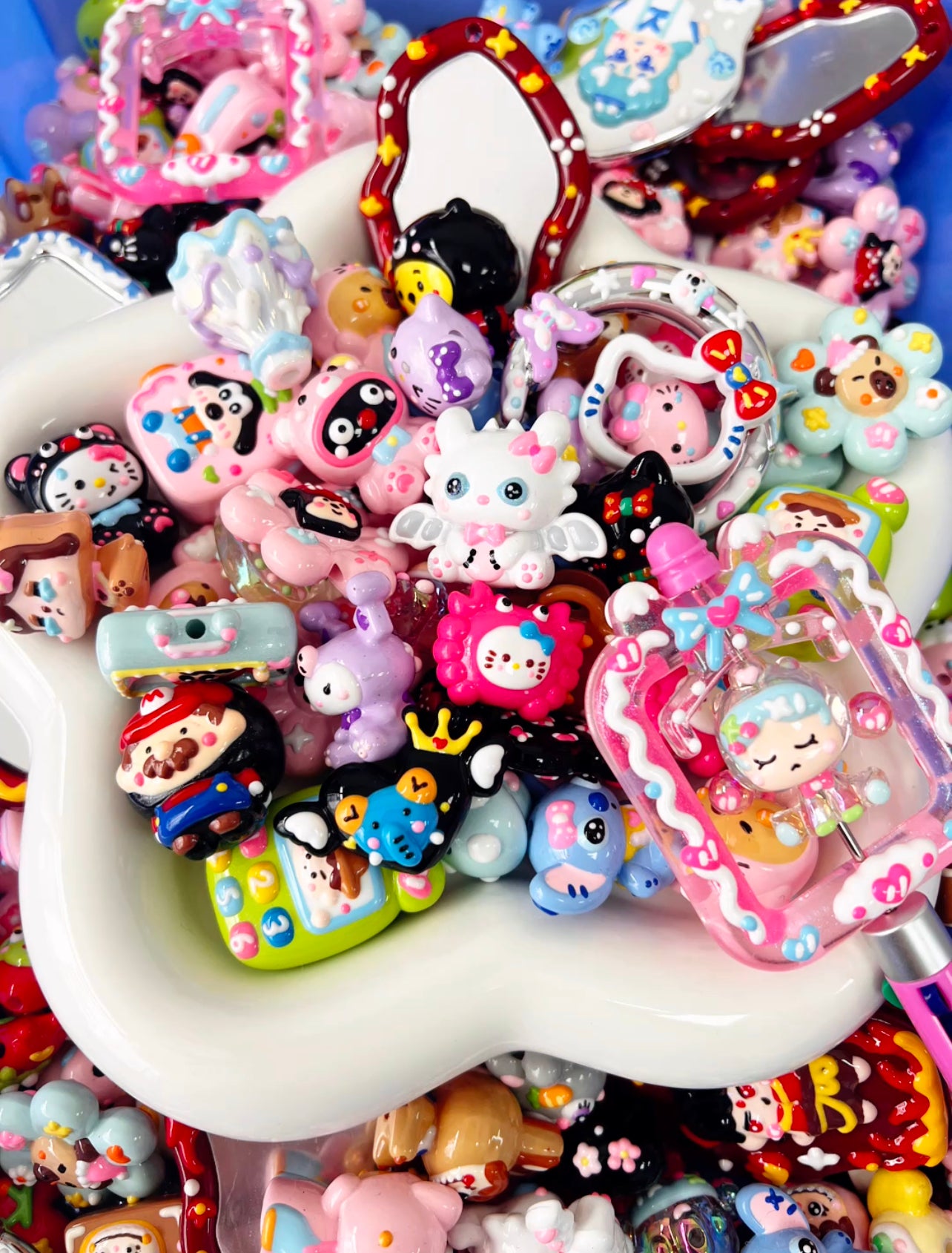 【NEW】【For Key Chain/Pen】Live Product-Hand-Painted Beads Mix