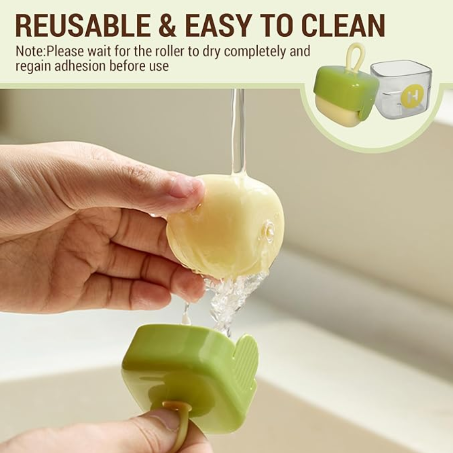 Mini Lint Roller,Washable Sticky Roller Reusable Lint Remover