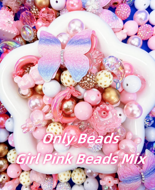 Live Product- Girl Pink Beads Mix --Playing on Conveyor Belt