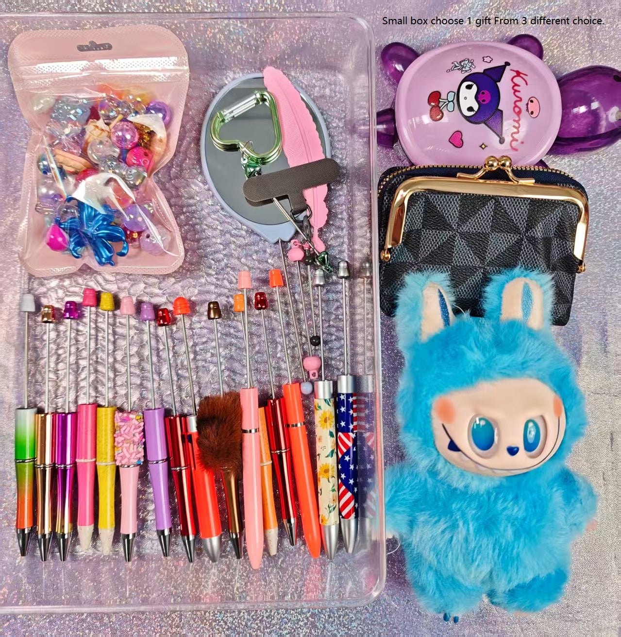 CLEAR OUT-Normal Edition for Mixtures of Beaded DIY Items| DIY Custom Beaded Pen Mixed Craft Kit