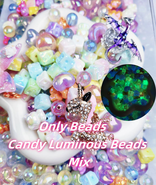 Live Product- Candy Luminous Beads Mix -Playing on Conveyor Belt