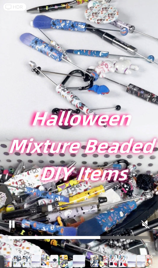Live Product- Halloween Mixture Beaded DIY Items