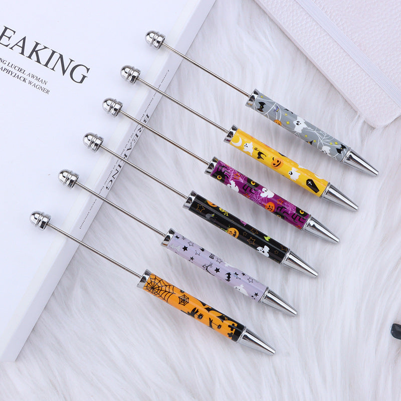 Kulomie festival printing bead pen wholesale spot DIY pen, hot heat of sublimation transfer mermaid princess ballpoint pen