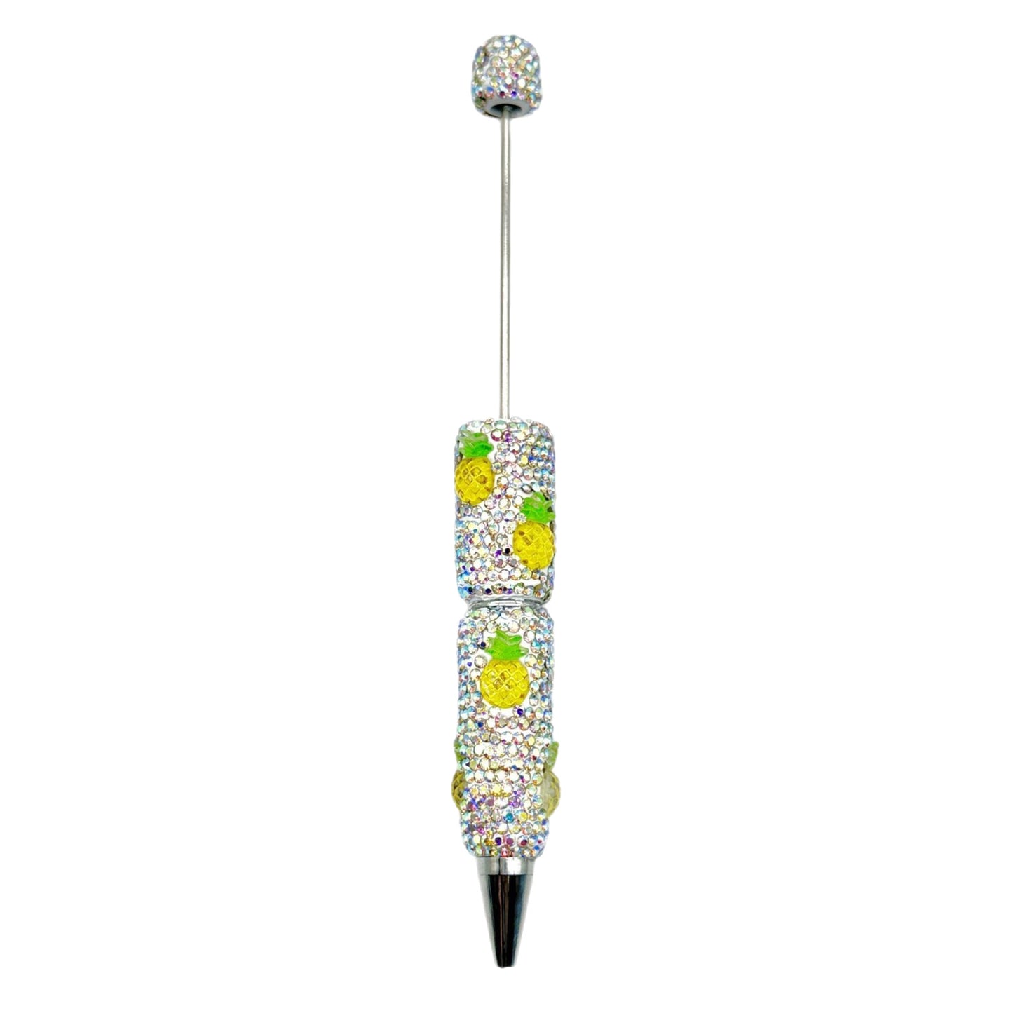 Fruit patch full diamond bead pen exquisite design shining full diamond writing smooth and realistic fruit patch decorative pen