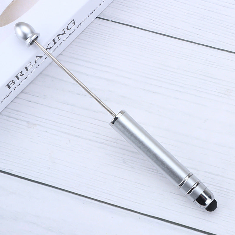 Resin touch screen bead pen plastic gradual change multi-color capacitive touch writing pen exquisite office culture multi-functional pen