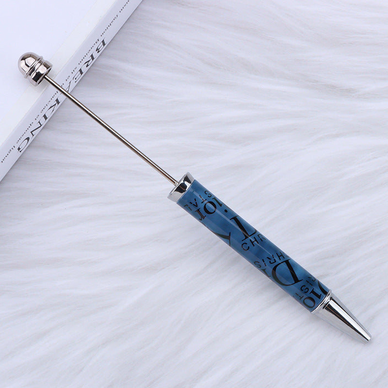 Kulomie festival printing bead pen wholesale spot DIY pen, hot heat of sublimation transfer mermaid princess ballpoint pen
