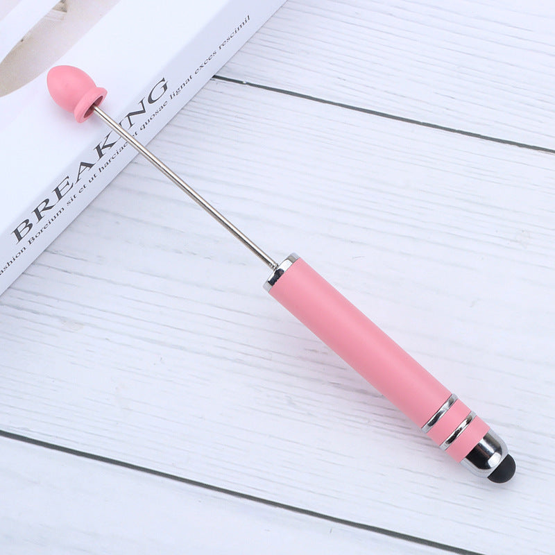 Resin touch screen bead pen plastic gradual change multi-color capacitive touch writing pen exquisite office culture multi-functional pen
