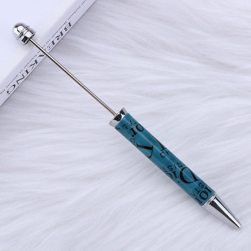 Kulomie festival printing bead pen wholesale spot DIY pen, hot heat of sublimation transfer mermaid princess ballpoint pen