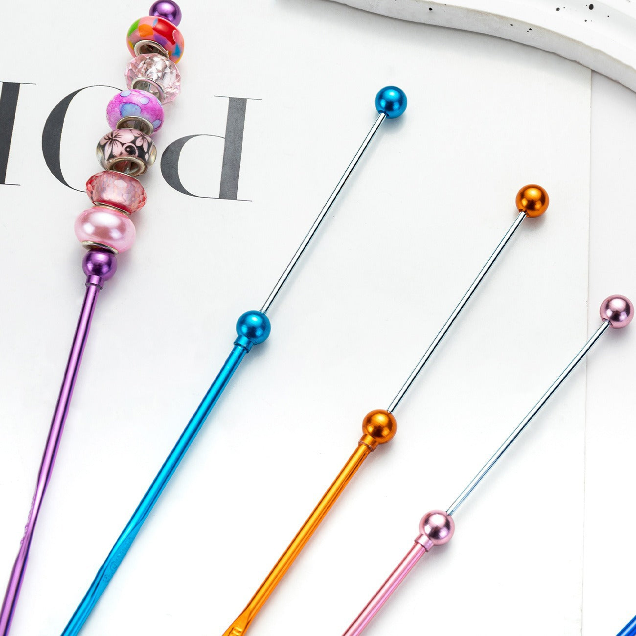 DIY beaded crochet, single head crochet DIY crochet tool crochet, metal crochet sweater sweater needle