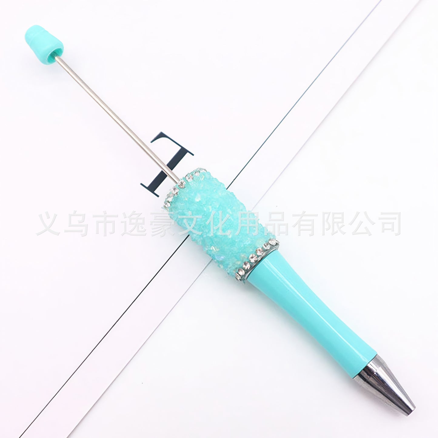 New sugar edge drill bead pen DIY pen, spot creative handmade diamond-encrusted macaron multi-color signature pen