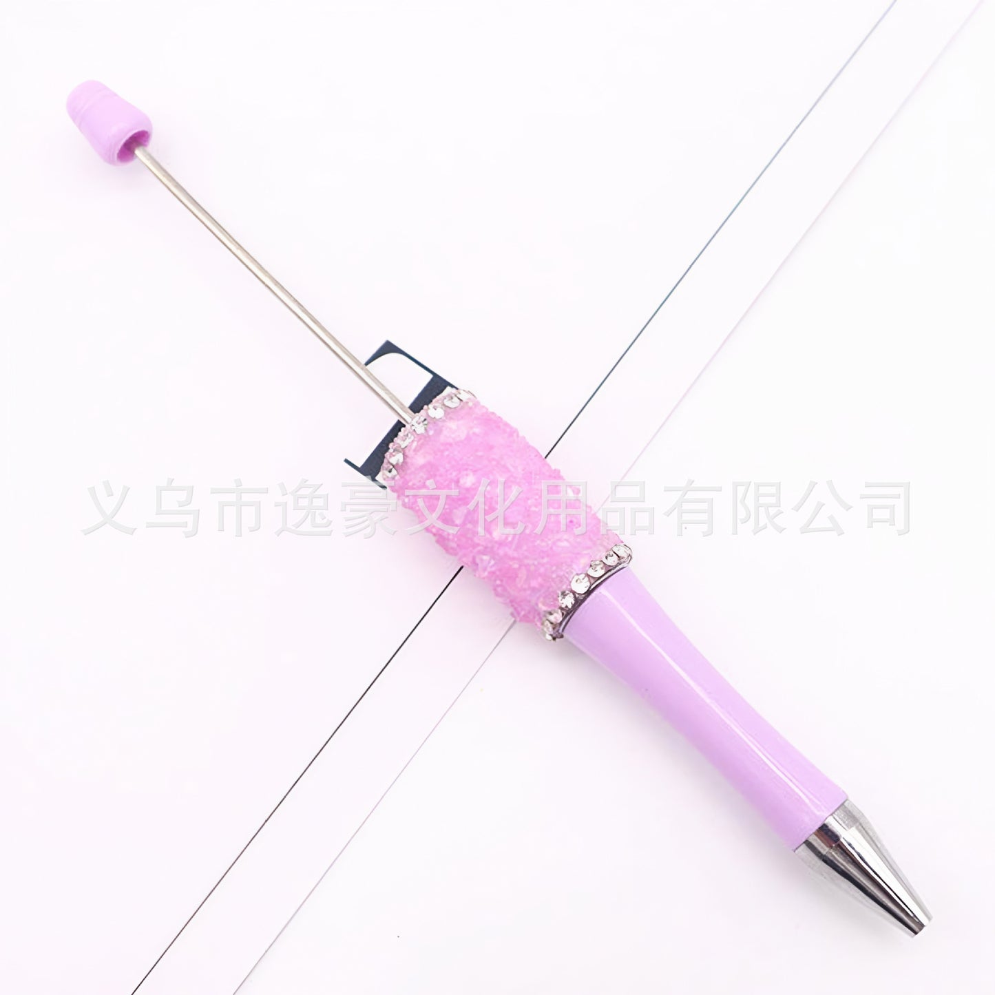New sugar edge drill bead pen DIY pen, spot creative handmade diamond-encrusted macaron multi-color signature pen