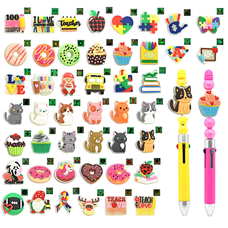 Live Product- Mixture Beaded DIY Items- Playing on Conveyor Belt