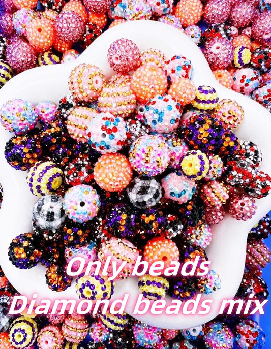 Live Product- Diamond Beads Mix -Playing on Conveyor Belt