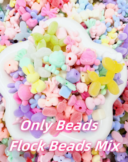 Live Product- Flock Beads Mix -Playing on Conveyor Belt